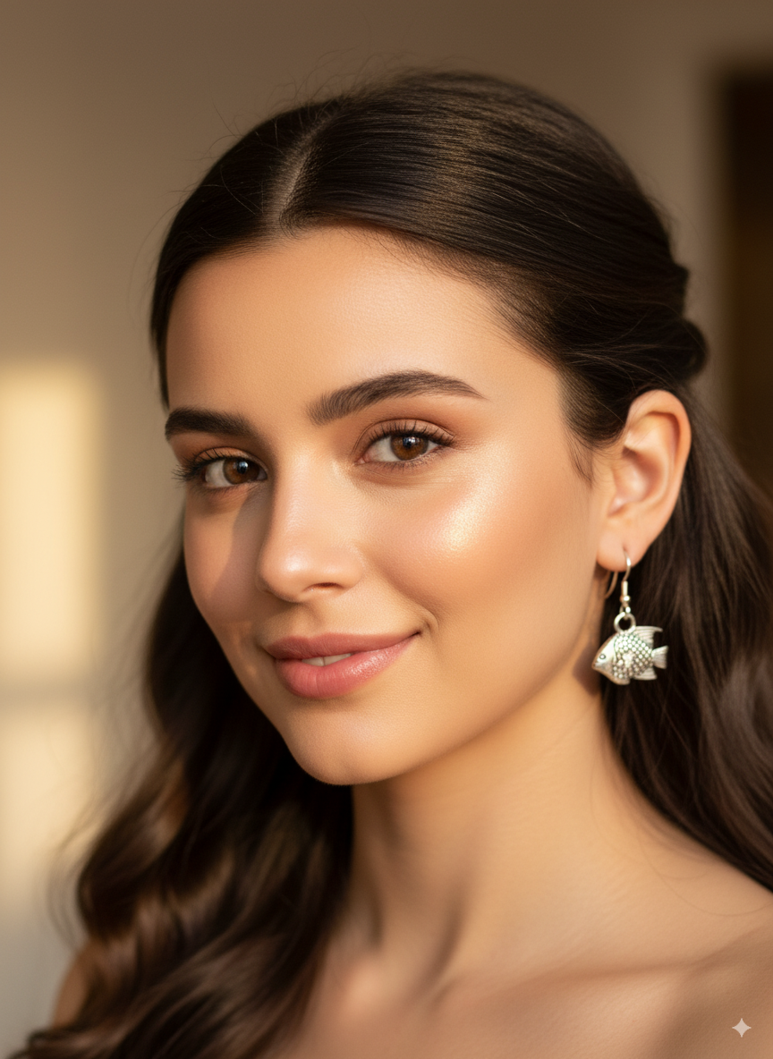 Elegant Fish Charm Earrings for women