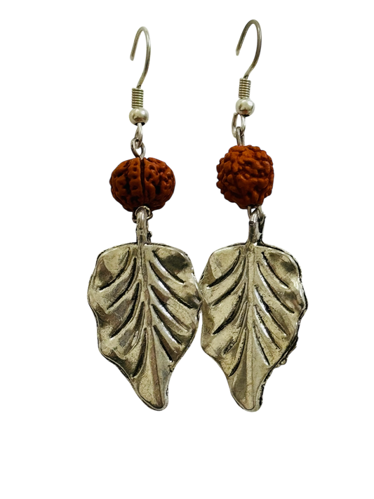 Unique Leaf Drop Earrings