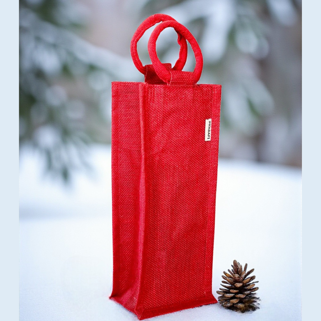 Elegant Deer Print Wine Tote