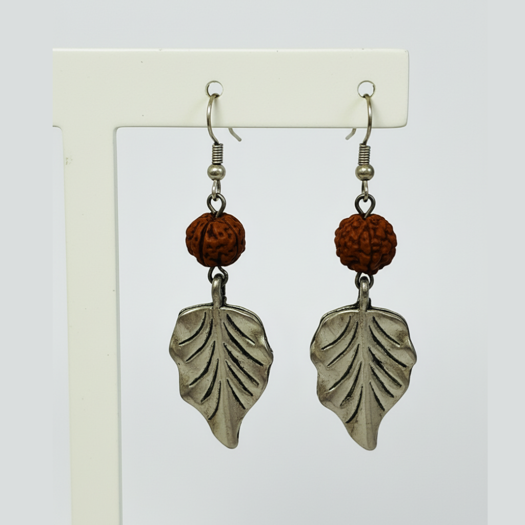 Unique Leaf Drop Earrings