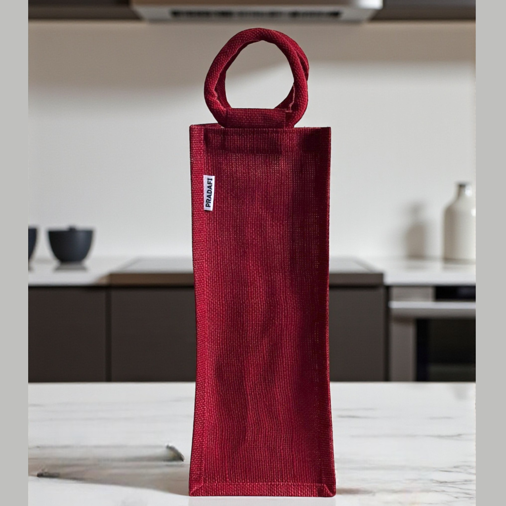 Elegant Deer Print Wine Tote