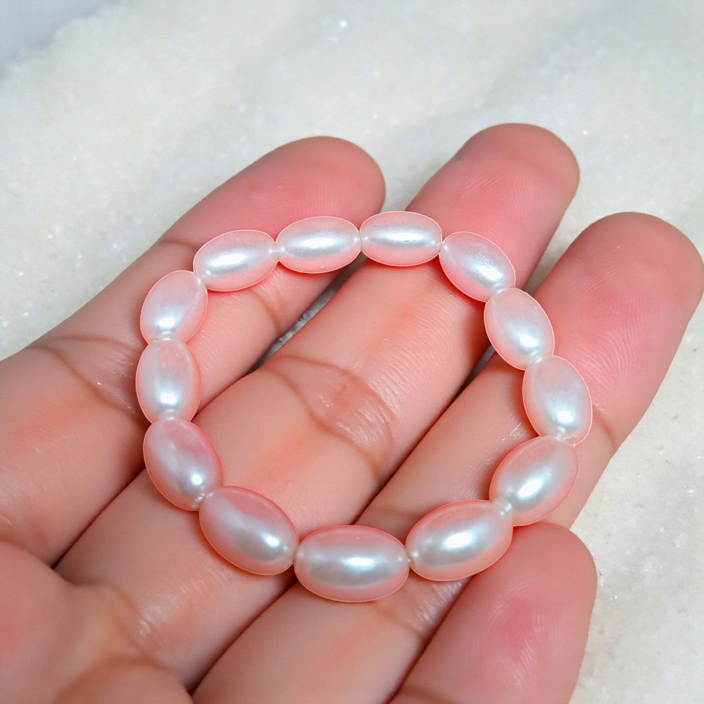 Elegant White Pearl Bracelet