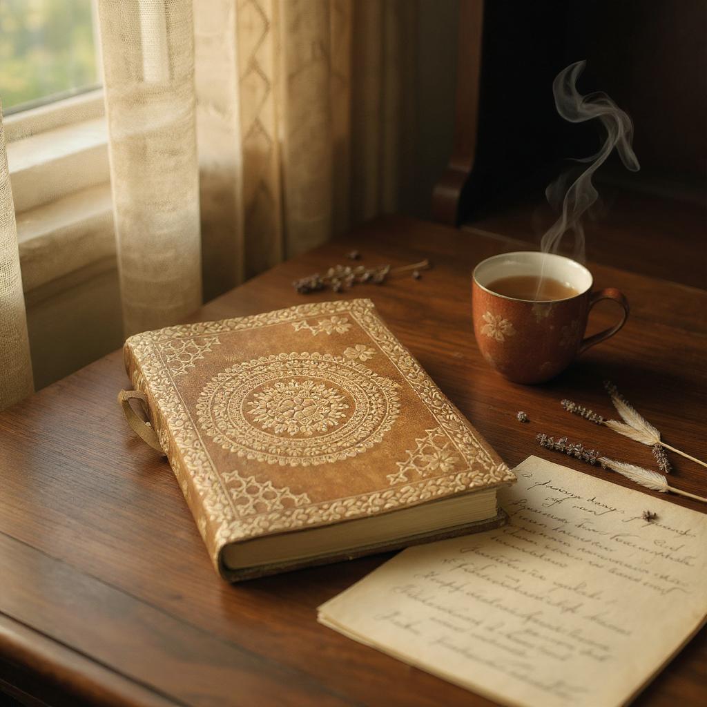 Elegant Mandala Design Hardcover Diary