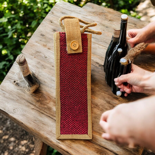 Red-Color Jute Bag