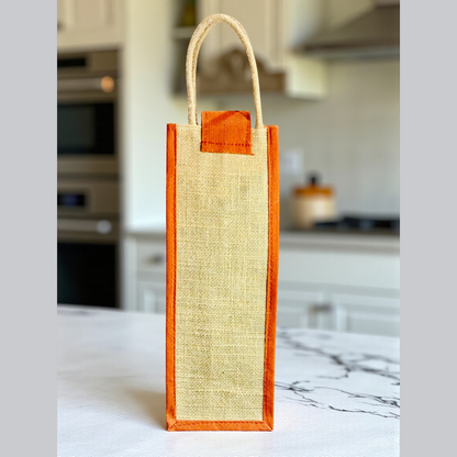 Ethnic Jute Bottle Bag