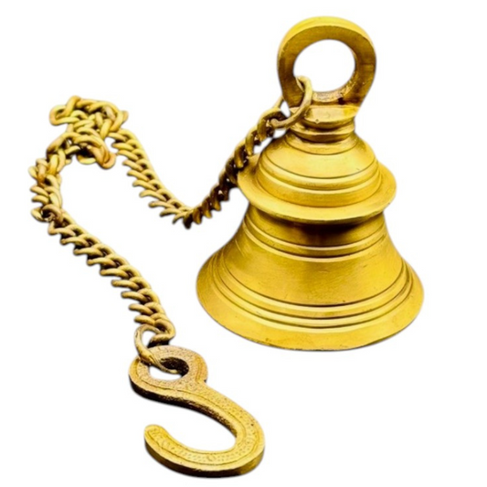 Antique Brass Temple Hanging Bell