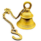 Antique Brass Temple Hanging Bell