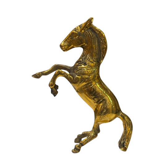 Vintage Brass Horse Showpiece