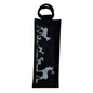 Elegant Deer Print Black Wine Tote