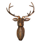 Bronze Stag Head Wall Sculpture