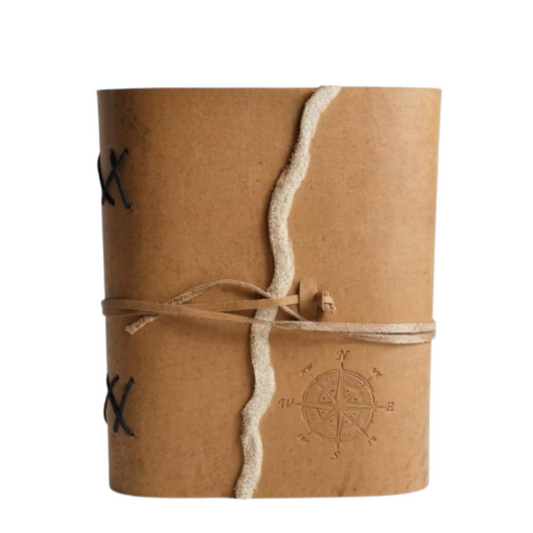 Premium Leather Compass Diary