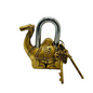Vintage Camel-Shaped Brass Padlock with Keys