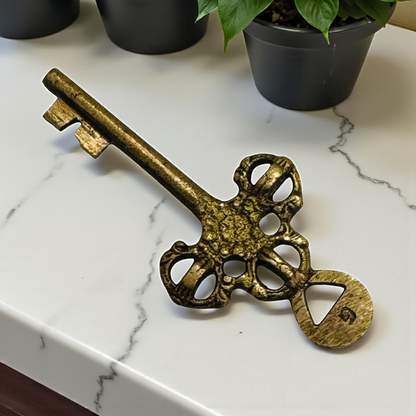 Vintage Camel-Shaped Brass Padlock with Keys