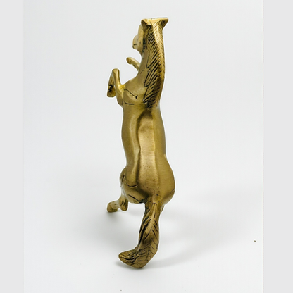 Handcrafted Brass Rearing Horse