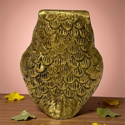 Brass Owl Figurine