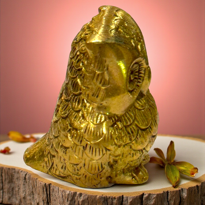 Brass Owl Figurine