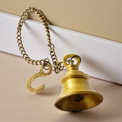 Antique Brass Temple Hanging Bell