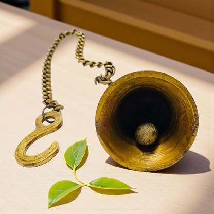 Antique Brass Temple Hanging Bell