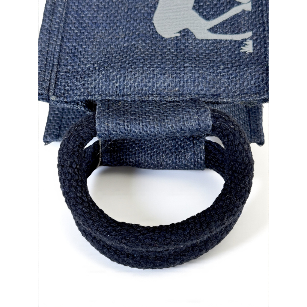 Reusable Wine Gift Tote with Deer Pattern