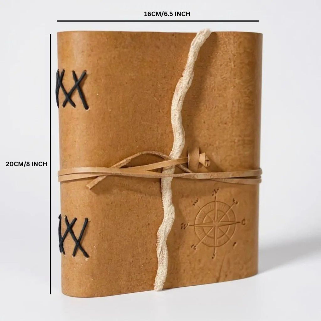 Premium Leather Compass Diary