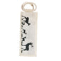 Rustic Jute Wine Bag wih Deer Print