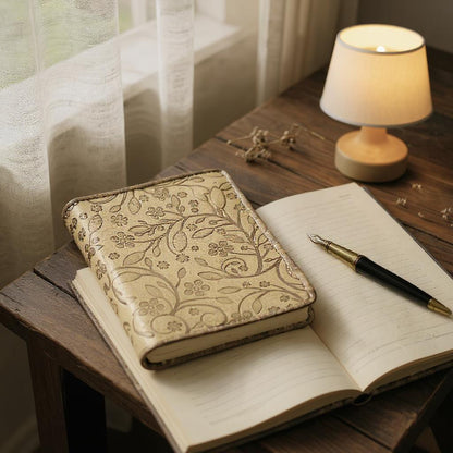 Elegant Floral Diary