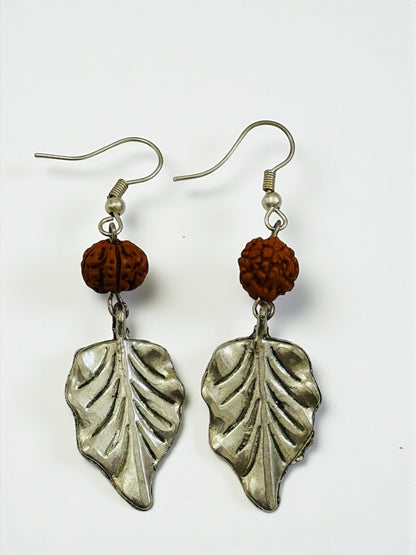 Unique Leaf Drop Earrings